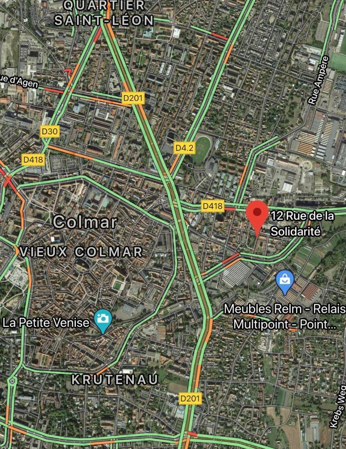 Gite Du Grillen Colmar Exteriör bild